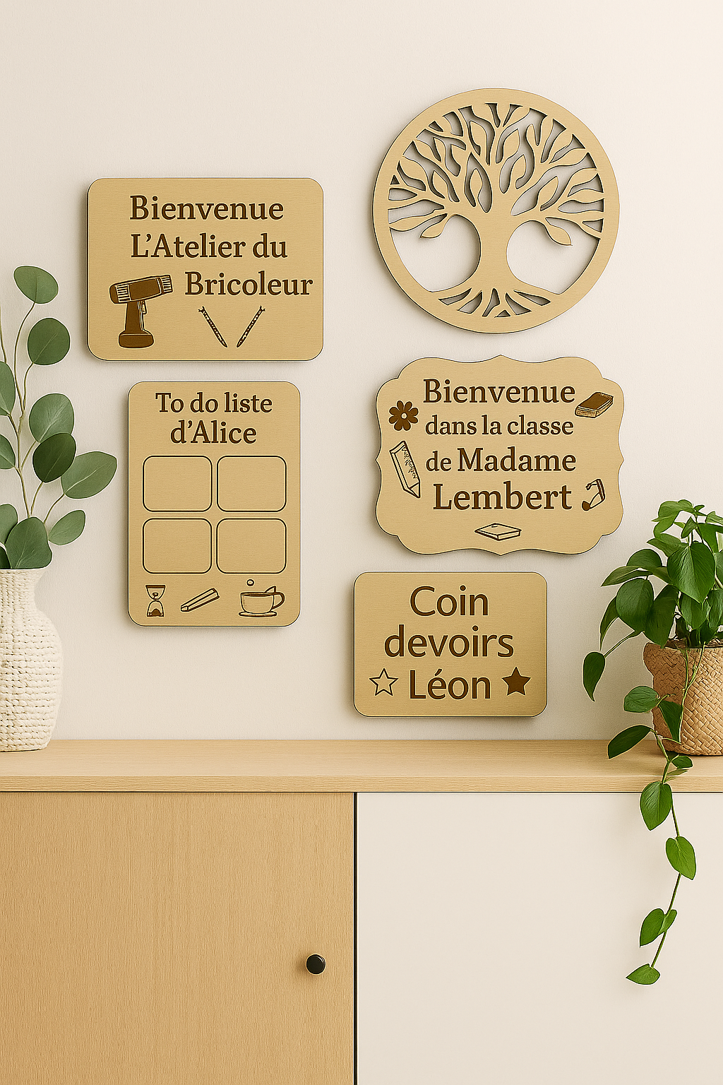 🌳 Objets de décoration murale