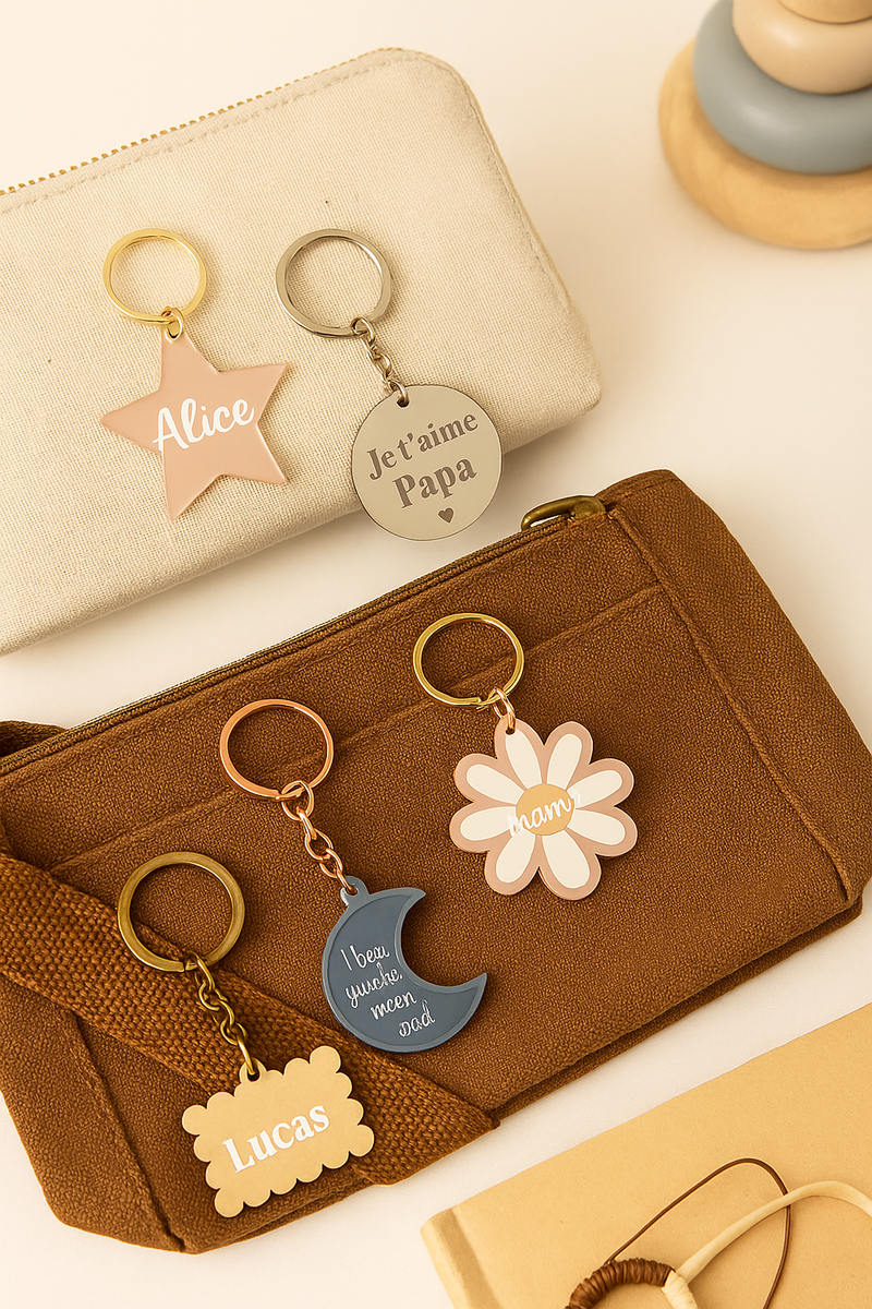 Bijoux de sac personnalisés