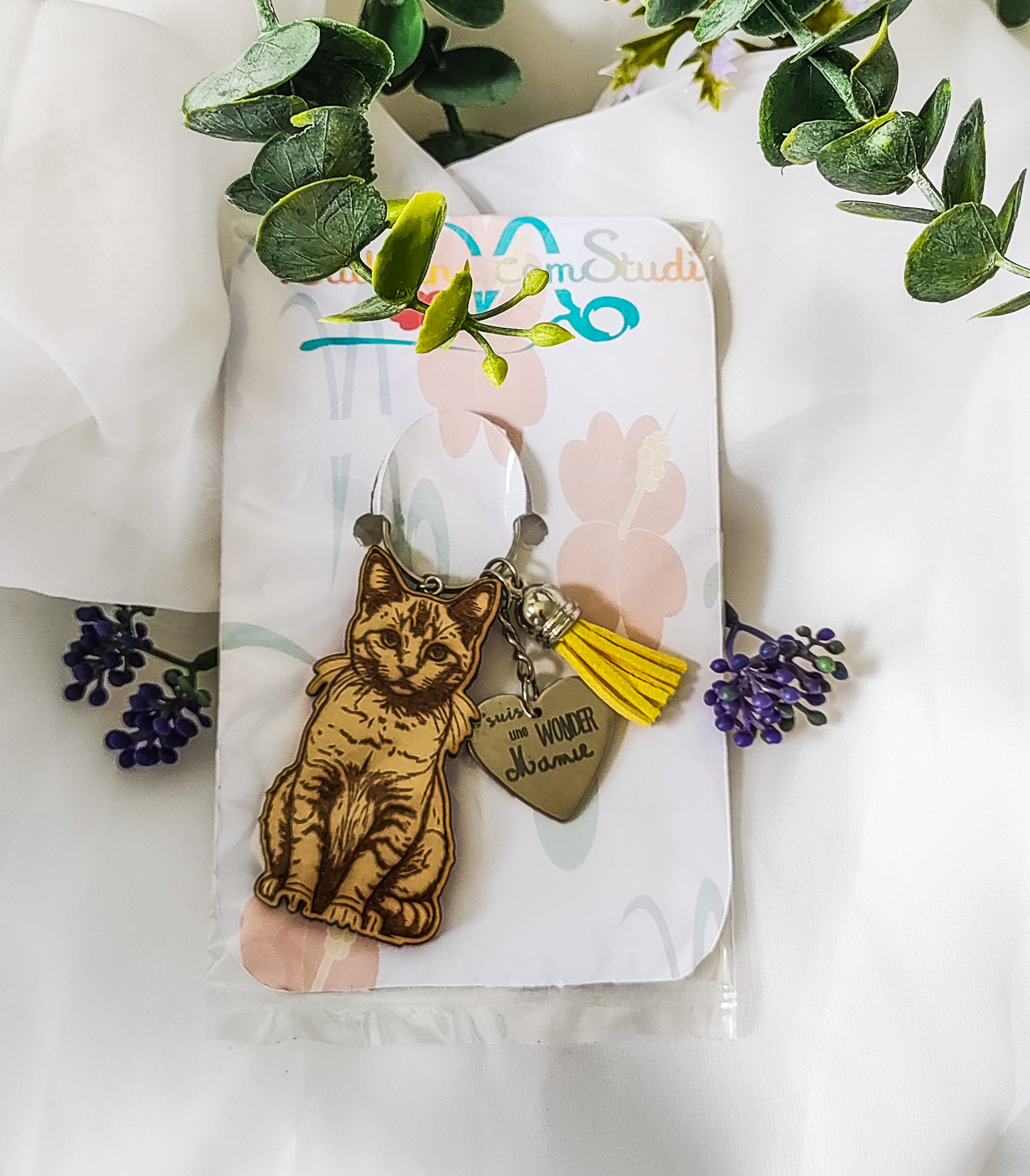 Trousseau Porte-clés Spécial Mamie – Cadeau Personnalisé et Émotionnel