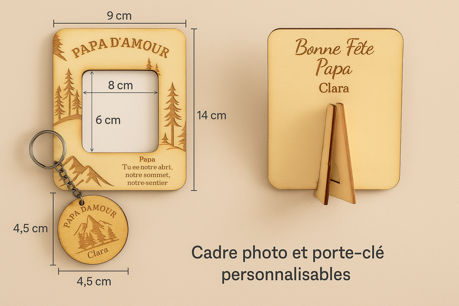 Love Pack Papa – Édition Montagne | Cadeau personnalisé Fête des Pères