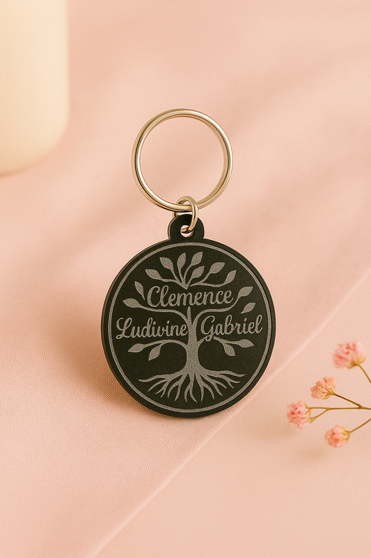 Arbre de Lien – Porte-clé personnalisé Fête des Mères