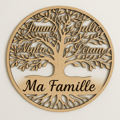 Arbre de Vie mural personnalisé – Cadeau Fête des Mères 29cm