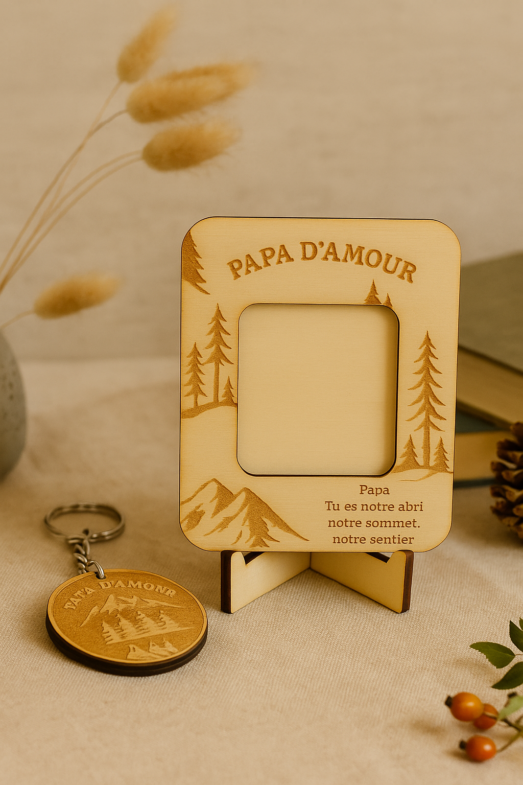 Love Pack Papa – Édition Montagne | Cadeau personnalisé Fête des Pères