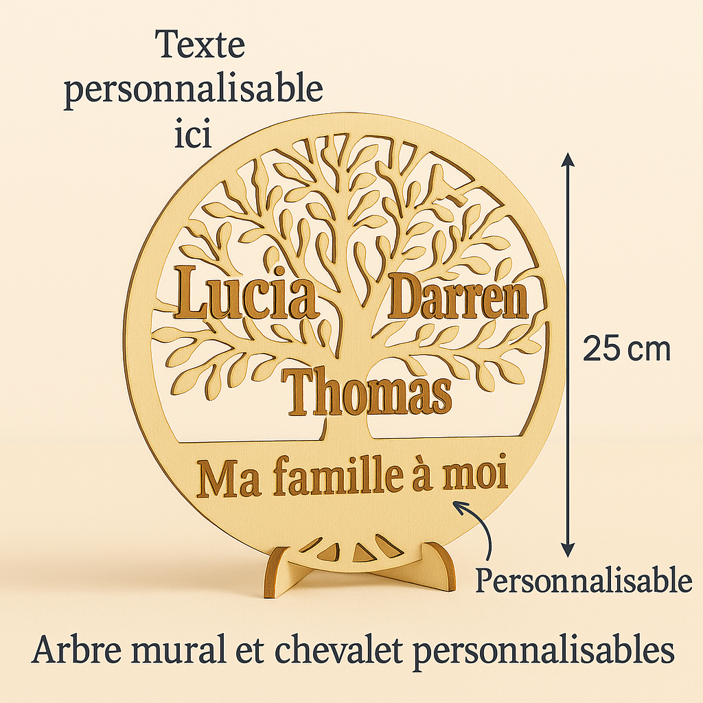 Arbre de Vie mural personnalisé –  25cm