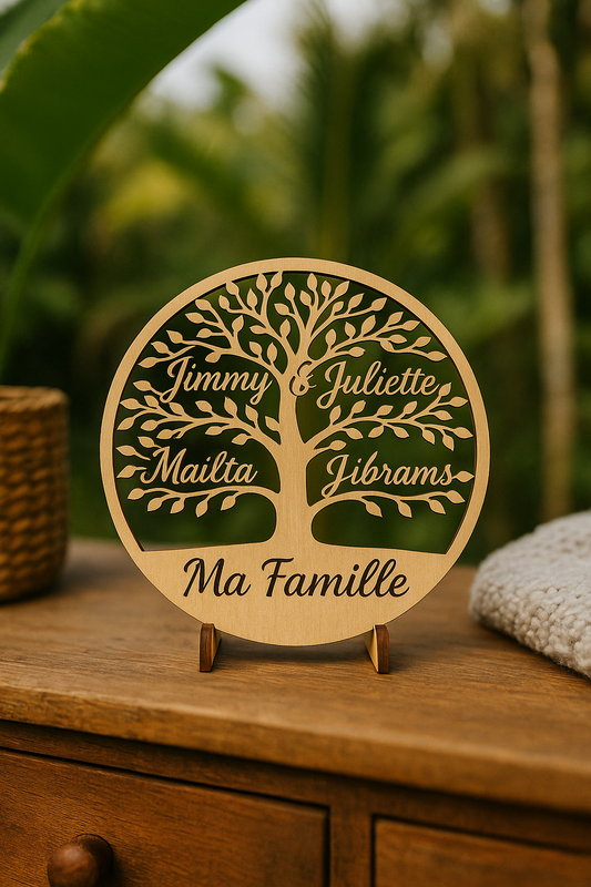 Arbre de Vie mural personnalisé – Cadeau Fête des Mères 29cm