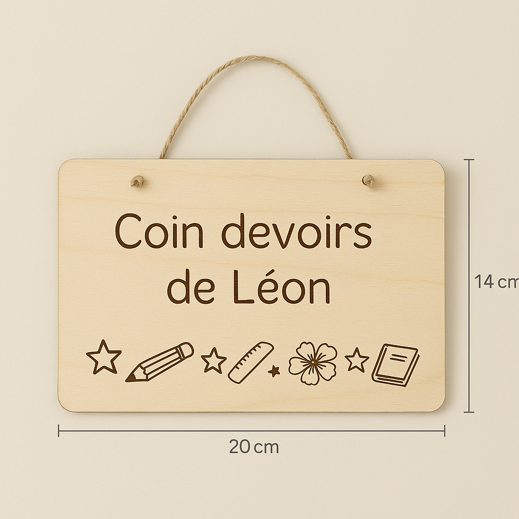 Plaque Coin Scolaire du Petit Héros