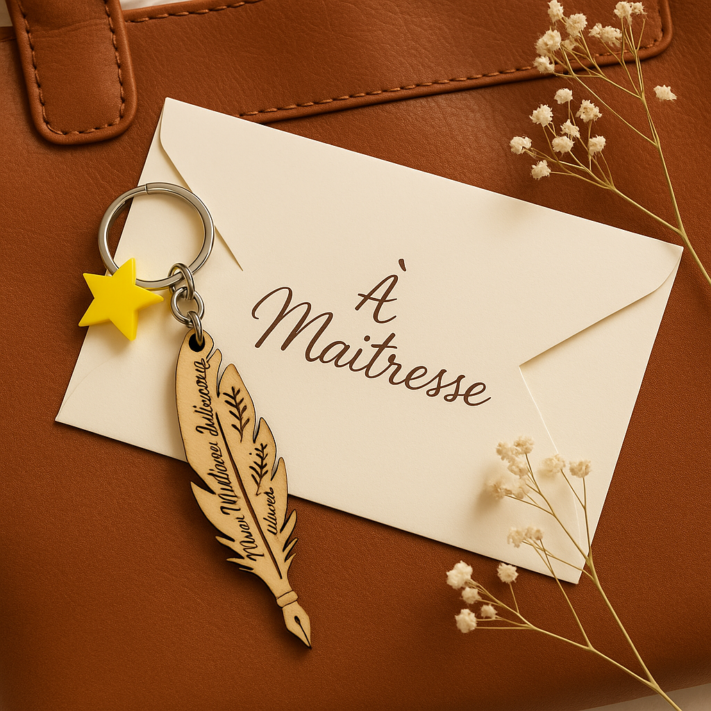 Porte-clé "Merci Maîtresse