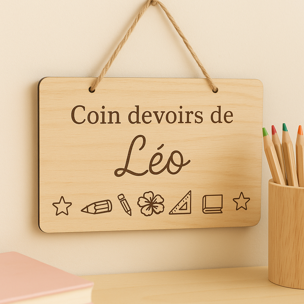 Plaque Coin Scolaire du Petit Héros