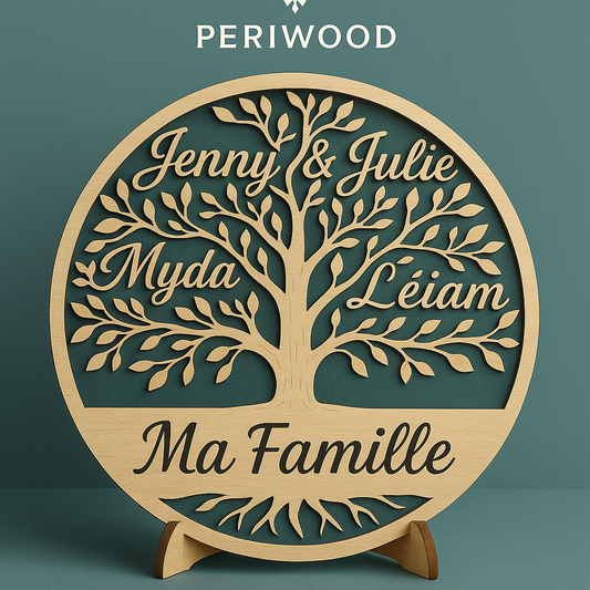 Arbre de Vie mural personnalisé – Cadeau Fête des Mères 29cm